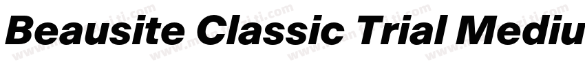 Beausite Classic Trial Medium字体转换